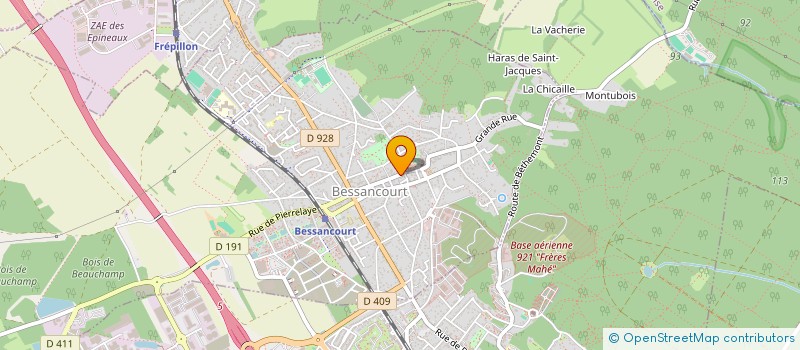 localisation de l'entreprise MONSIEUR GEORGES BERTELOOT  BESSANCOURT