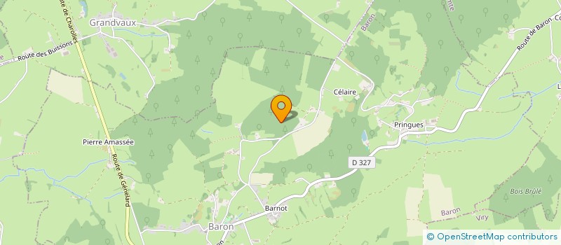 localisation de l'entreprise MONSIEUR GEORGES BERTHELIER  BARON