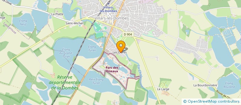 localisation de l'entreprise MONSIEUR GEORGES BERTRAND  VILLARS-LES-DOMBES