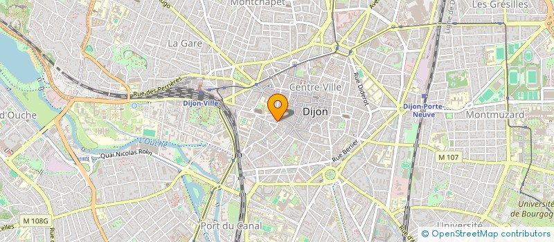 localisation de l'entreprise MONSIEUR GEORGES BERTRAND à DIJON