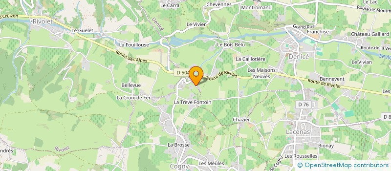 localisation de l'entreprise MONSIEUR GEORGES BESSY à LACENAS