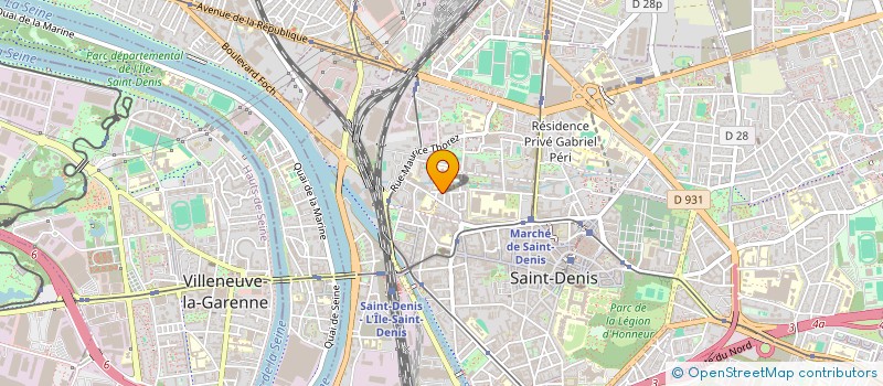 localisation de l'entreprise MONSIEUR GEORGES BEZEAUX  SAINT-DENIS