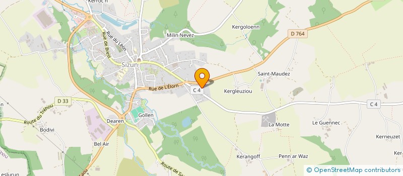 localisation de l'entreprise MONSIEUR GEORGES BICRELL  SIZUN