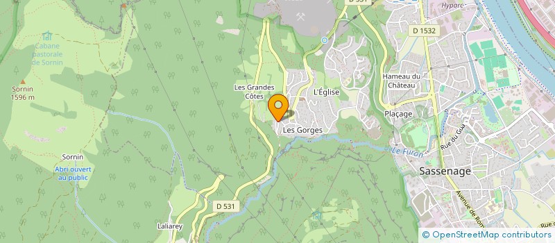 localisation de l'entreprise MONSIEUR GEORGES BIDEAULT à NOYAREY