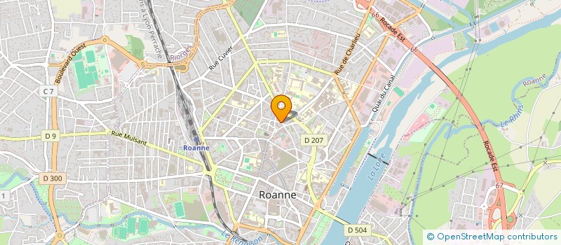 localisation de l'entreprise MONSIEUR GEORGES BIETRIX  ROANNE