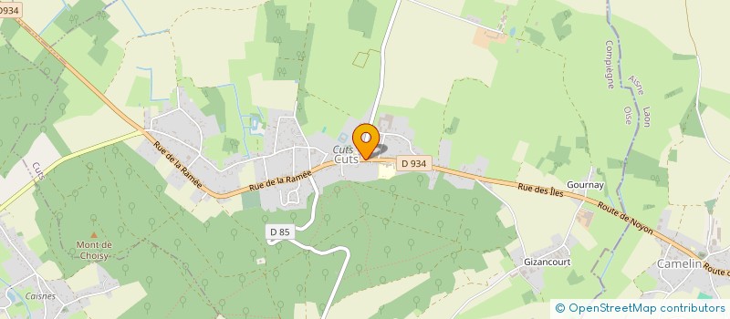 localisation de l'entreprise MONSIEUR GEORGES BIGOTTE  CUTS