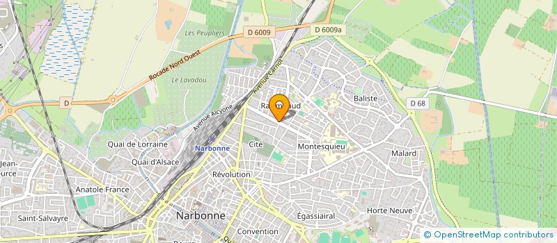localisation de l'entreprise MONSIEUR GEORGES BIKES à NARBONNE