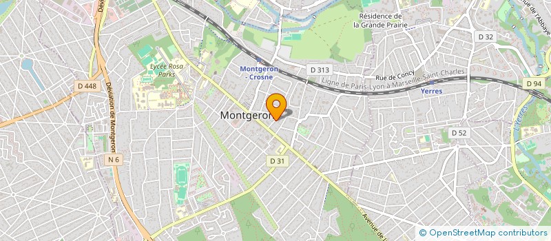 localisation de l'entreprise MONSIEUR GEORGES BILLET à MONTGERON