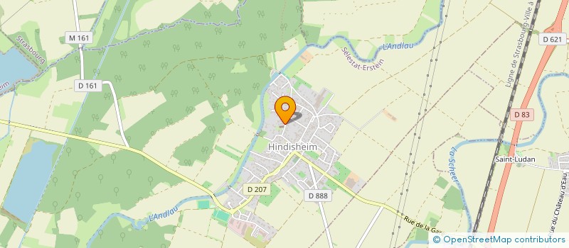 localisation de l'entreprise MONSIEUR GEORGES BINNERT  HINDISHEIM