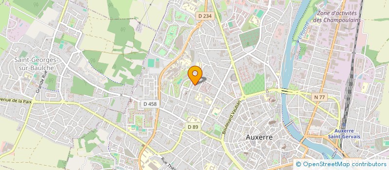 localisation de l'entreprise MONSIEUR GEORGES BITSINDOU MATONDO à AUXERRE