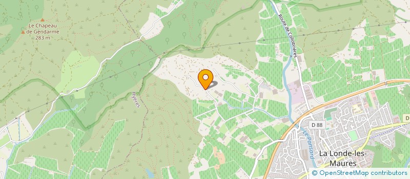 localisation de l'entreprise MONSIEUR GEORGES BLANC  LA LONDE LES MAURES