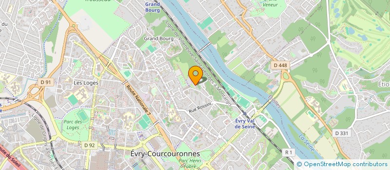 localisation de l'entreprise MONSIEUR GEORGES BLANCHE  EVRY-COURCOURONNES