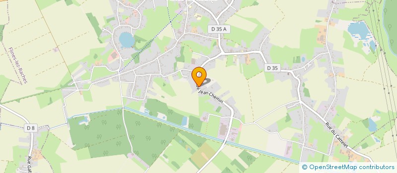 localisation de l'entreprise MONSIEUR GEORGES BLONDEL  FLINES-LEZ-RACHES