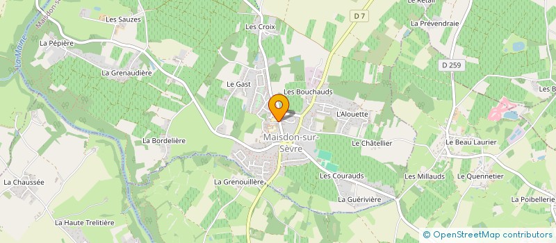 localisation de l'entreprise MONSIEUR GEORGES BOCCARA  MAISDON-SUR-SEVRE