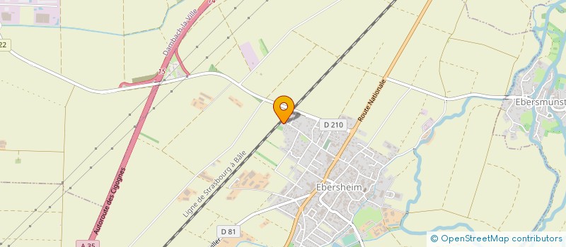 localisation de l'entreprise MONSIEUR GEORGES BODEIN  EBERSHEIM