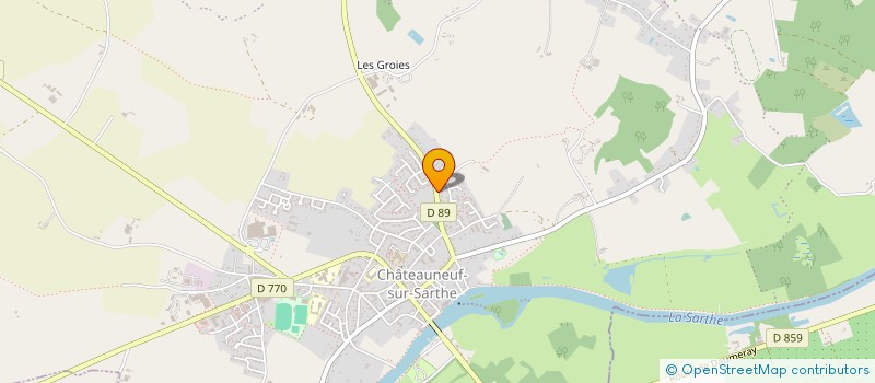 localisation de l'entreprise MONSIEUR GEORGES BODUSSEAU  LES HAUTS-D'ANJOU