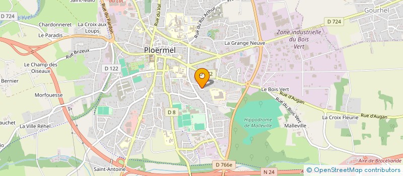 localisation de l'entreprise MONSIEUR GEORGES BOIDIN  PLOERMEL