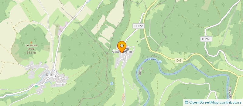 localisation de l'entreprise MONSIEUR GEORGES BOILLON  ORNANS