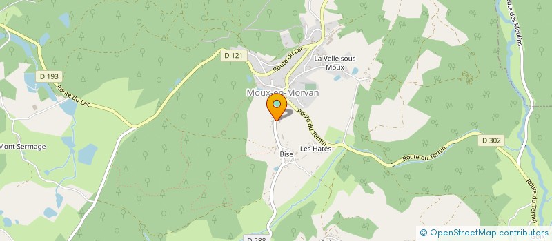 localisation de l'entreprise MONSIEUR GEORGES BOKENKAMP à MOUX EN MORVAN