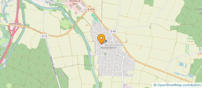 localisation de l'entreprise MONSIEUR GEORGES BOLLENBACH  ANDOLSHEIM