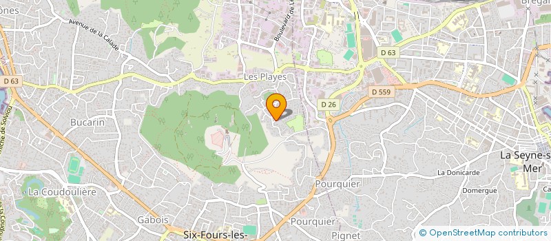 localisation de l'entreprise MONSIEUR GEORGES BONELLO à SIX FOURS LES PLAGES