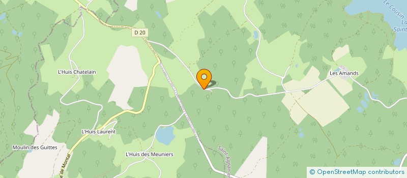 localisation de l'entreprise MONSIEUR GEORGES BONIN  ST-AGNAN