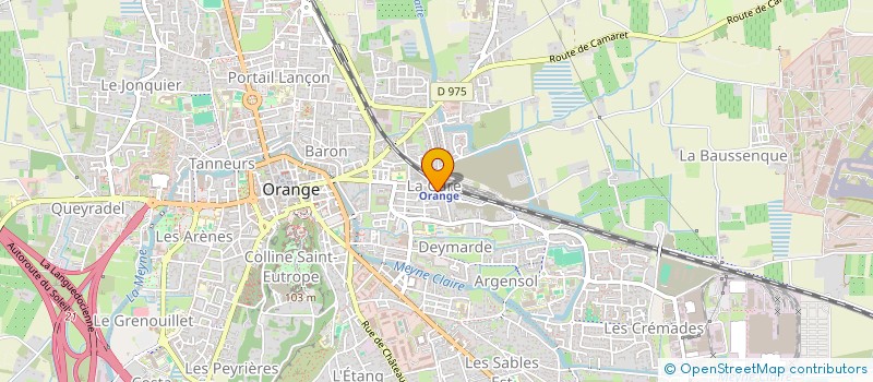 localisation de l'entreprise MONSIEUR GEORGES BONNET  ORANGE