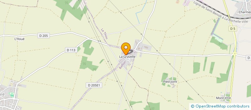 localisation de l'entreprise MONSIEUR GEORGES BONNETEAU  THAIRE