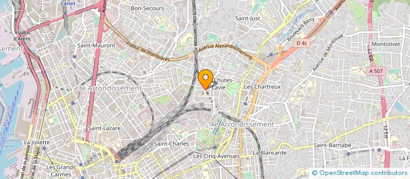 localisation de l'entreprise MONSIEUR GEORGES BONNIEU à MARSEILLE