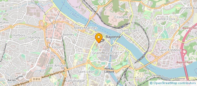 localisation de l'entreprise MONSIEUR GEORGES BORDALECOU  BAYONNE