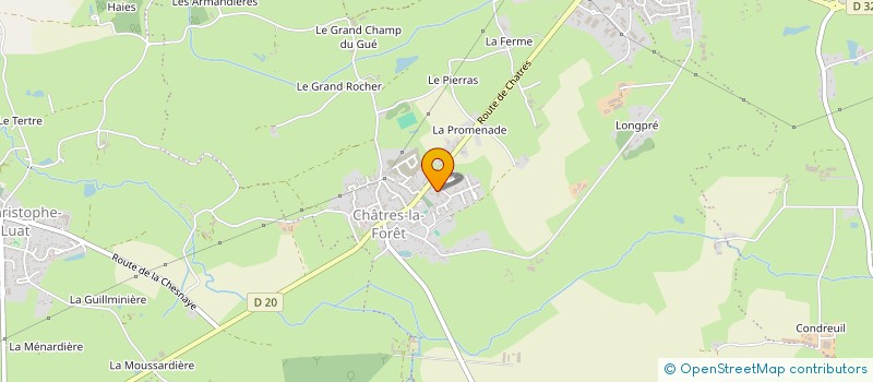 localisation de l'entreprise MONSIEUR GEORGES BORDEAU  EVRON