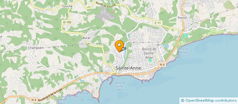 localisation de l'entreprise MONSIEUR GEORGES BOREL à SAINTE-ANNE