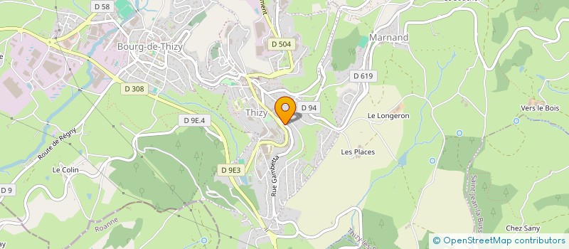 localisation de l'entreprise MONSIEUR GEORGES BOSLAND  THIZY-LES-BOURGS