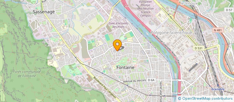 localisation de l'entreprise MONSIEUR GEORGES BOSQUET  FONTAINE