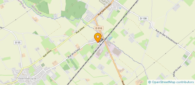 localisation de l'entreprise MONSIEUR GEORGES BOUQUET  STEENBECQUE