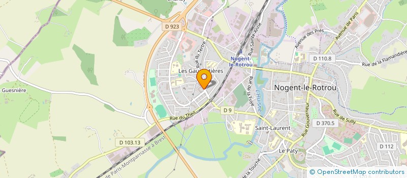 localisation de l'entreprise MONSIEUR GEORGES BOURDAIS à NOGENT-LE-ROTROU
