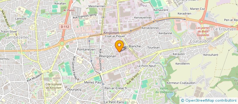localisation de l'entreprise MONSIEUR GEORGES BOURHIS à BREST