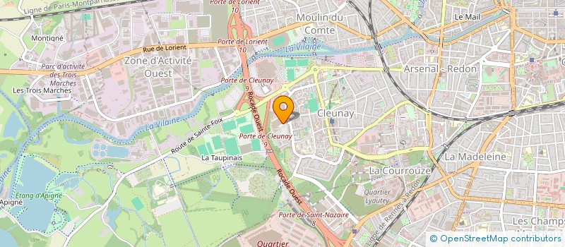 localisation de l'entreprise MONSIEUR GEORGES BOURKELS à RENNES