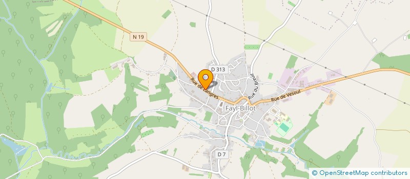 localisation de l'entreprise MONSIEUR GEORGES BOURLIER à FAYL-BILLOT