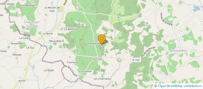 localisation de l'entreprise MONSIEUR GEORGES BOUTANG  CHAUFFOUR-SUR-VELL