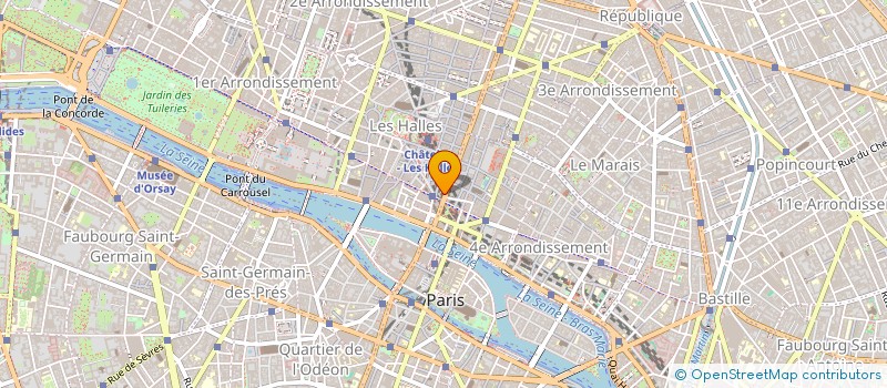 localisation de l'entreprise MONSIEUR GEORGES BOUTRIN à PARIS