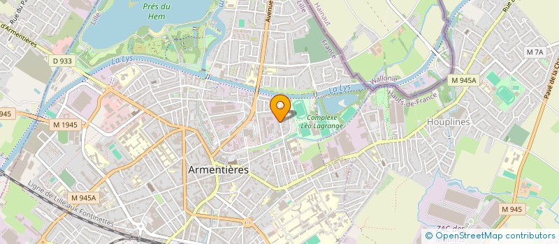 localisation de l'entreprise MONSIEUR GEORGES BREDA à ARMENTIERES