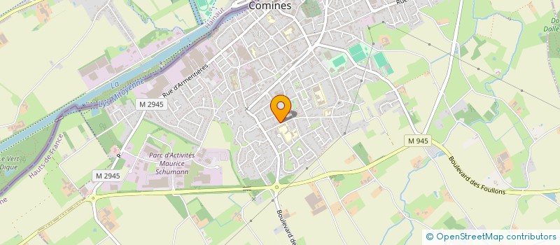 localisation de l'entreprise MONSIEUR GEORGES BRICHE  COMINES