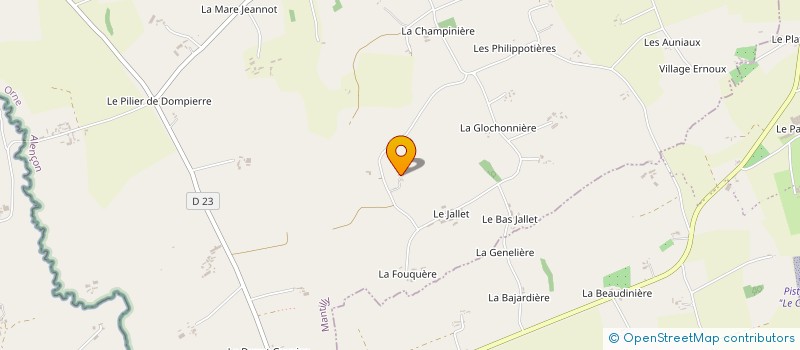 localisation de l'entreprise MONSIEUR GEORGES BRODIN à MANTILLY