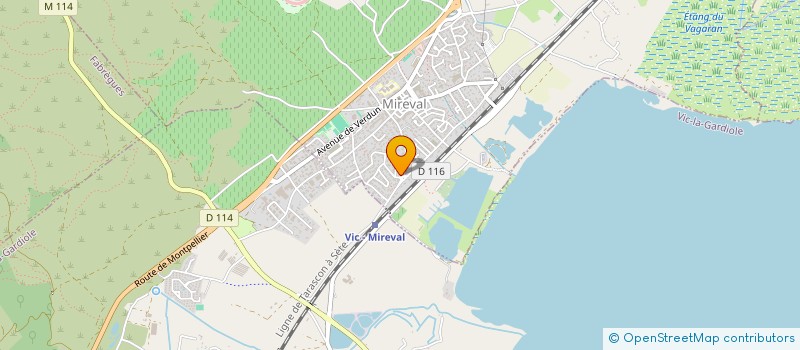 localisation de l'entreprise MONSIEUR GEORGES BRONGNIART  MIREVAL