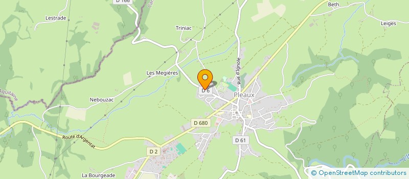localisation de l'entreprise MONSIEUR GEORGES BROSSARD à PLEAUX