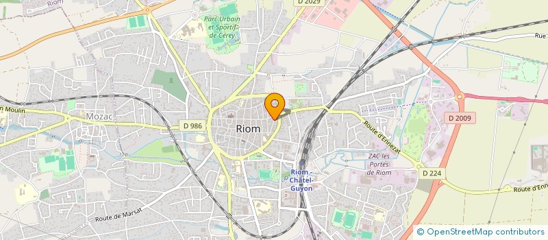 localisation de l'entreprise MONSIEUR GEORGES BROTHIER  RIOM