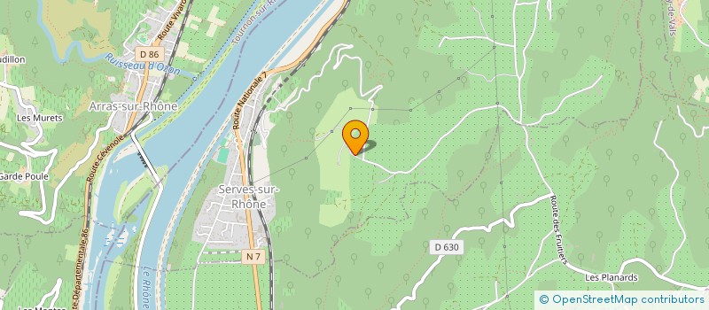 localisation de l'entreprise MONSIEUR GEORGES BROYER  SERVES-SUR-RHONE