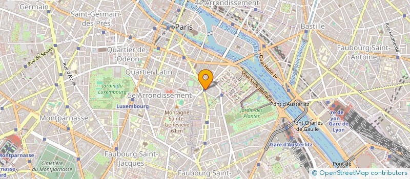 localisation de l'entreprise MONSIEUR GEORGES BRUNEL à PARIS