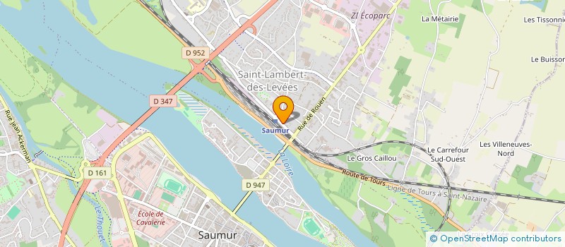 localisation de l'entreprise MONSIEUR GEORGES BRUNET à SAUMUR